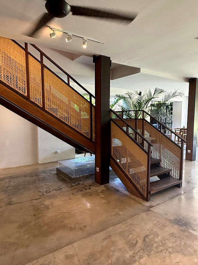 Rattan Stair Balustrade